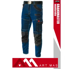   Artmas COLEMANN BLUE stretch slimfit technikai farmernadrág - munkaruha