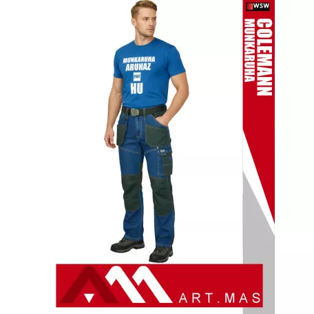 Artmas COLEMANN HYBRIDE stretch slimfit technikai farmernadrág - munkaruha