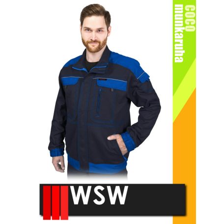 WSW COCO NAVY technikai 100% pamut férfi kabát - munkaruha