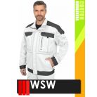 WSW COCO WHITE technikai 100% pamut férfi kabát - munkaruha