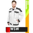 WSW COCO WHITE technikai 100% pamut férfi kabát - munkaruha