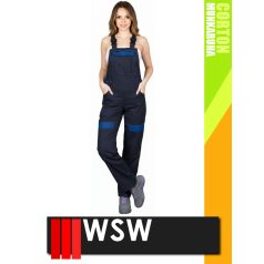 WSW COCO NAVY technikai 100% pamut női kantáros munkanadrág - munkaruha   WSW COCO NAVY technikai 100% pamut női kantáros munkanadrág - munkaruha
