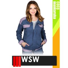 WSW COCO BLUE technikai 100% pamut női kabát - munkaruha