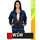 WSW COCO NAVY technikai 100% pamut női kabát - munkaruha