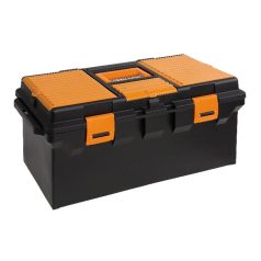 Műanyag szerszámos láda kivehető betéttel és tálcák kis tárgyak elhelyezésére_CP15L-2115L