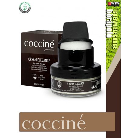 Cocciné CREAM ELEGANCE barna bőrápó és fényesítószer - cipőápóló