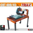 Triax CUT 300 ipari asztali téglavágó és térkővágó gép