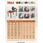 Triax CUT 300 ipari asztali téglavágó és térkővágó gép