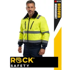   Rock Safety DISCOVER 3IN1 YELLOW technikai bélelt láthatüósági kabát - munkaruha