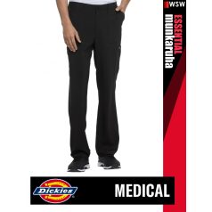  Dickies Medical EDS ESSENTIALS BLACK férfi egészségügyi stretch derekas nadrág - munkaruha