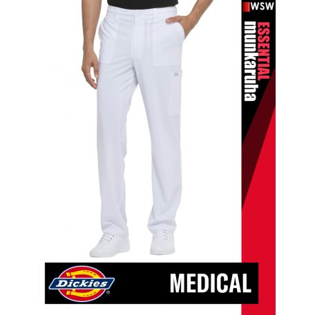 Dickies Medical EDS ESSENTIALS WHITE férfi egészségügyi stretch derekas nadrág - munkaruha