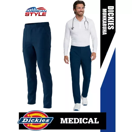 Dickies Medical BALANCE NAVY férfi stretch egészségügyi derekas nadrág - munkaruha