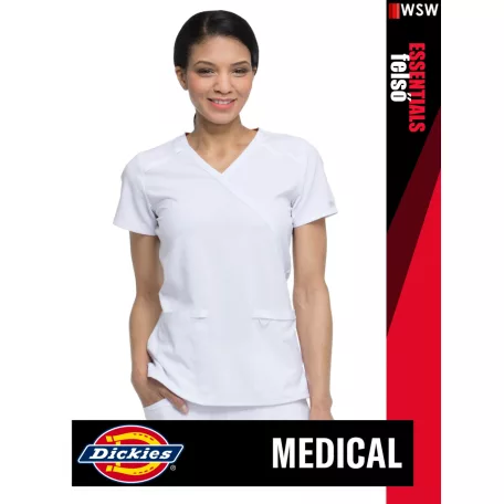 Dickies Medical EDS ESSENTIALS WHITE unisex egészségügyi tunika felső - munkaruha