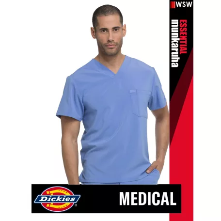 Dickies Medical EDS ESSENTIALS CIEL férfi v-nyakú egészségügyi tunika felső - munkaruha