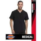 Dickies Medical EDS SIGNATURE BLACK férfi egészségügyi stretch tunika felső - munkaruha