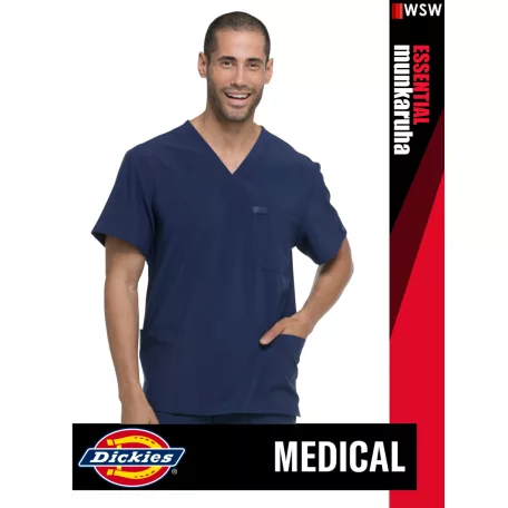 Dickies Medical EDS SIGNATURE NAVY férfi egészségügyi stretch tunika felső - munkaruha