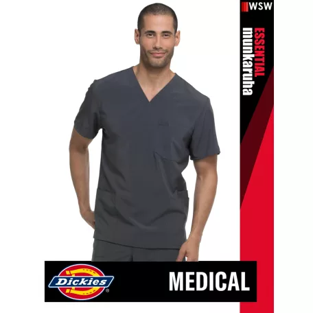 Dickies Medical EDS SIGNATURE PEWTER férfi egészségügyi stretch tunika felső - munkaruha