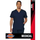 Dickies Medical EDS ESSENTIALS NAVY férfi v-nyakú egészségügyi tunika felső - munkaruha