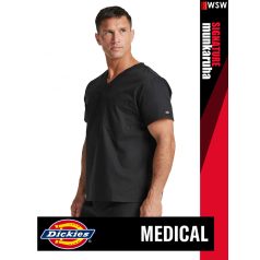   Dickies Medical EDS SIGNATURE BLACK unisex egészségügyi pamutgazdag tunika felső - munkaruha