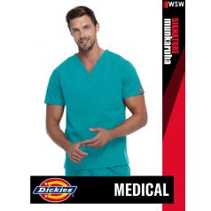   Dickies Medical EDS SIGNATURE TEAL unisex egészségügyi pamutgazdag tunika felső - munkaruha