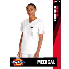   Dickies Medical EDS SIGNATURE WHITE unisex egészségügyi pamutgazdag tunika felső - munkaruha