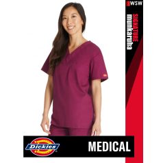   Dickies Medical EDS SIGNATURE WINE unisex egészségügyi pamutgazdag tunika felső - munkaruha