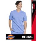 Dickies Medical BALANCE CIEL férfi v-nyakú három zsebes stretch egészségügyi tunika felső - munkaruha