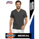 Dickies Medical BALANCE PEWTER férfi v-nyakú három zsebes stretch egészségügyi tunika felső - munkaruha
