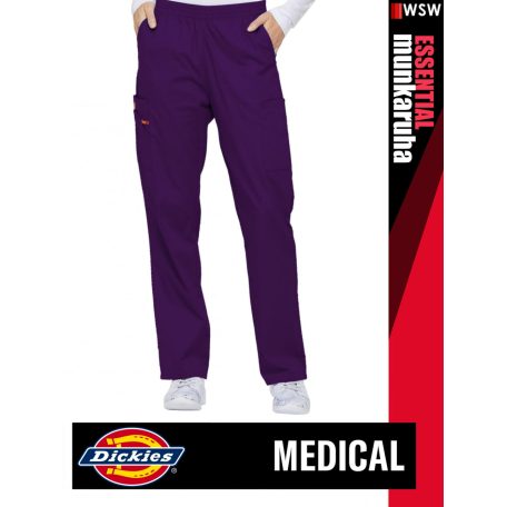 Dickies Medical EDS SIGNATURE EGGPLANT női egészségügyi derekas nadrág - munkaruha