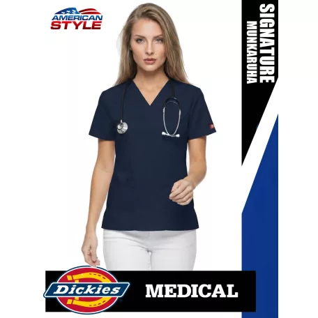 Dickies Medical EDS SIGNATURE NAVY női egészségügyi pamutgazdag tunika - munkaruha
