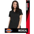 Dickies Medical BALANCE BLACK női v-nyakú három zsebes stretch egészségügyi tunika felső - munkaruha
