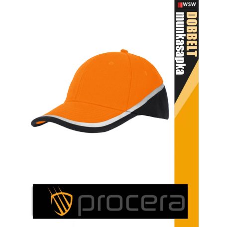 Procera DOBBELT ORANGE NEON technikai fényvisszaverős baseball sapka - kiegészítő
