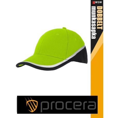 Procera DOBBELT YELLOW NEON technikai fényvisszaverős baseball sapka - kiegészítő