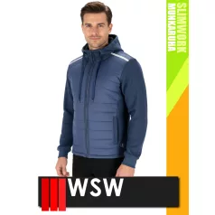   WSW SLIMWORK NAVY DOHBRID technikai rugalmas átmeneti kabát - munkaruha