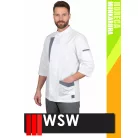 WSW HORECA WHITE DOLCE technikai férfi séfkabát - munkaruha