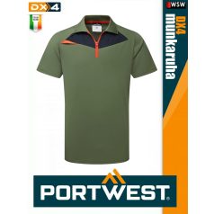 Portwest DX4 BLACK prémium rugalmas technikai póló - munkaruha