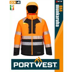   Portwest DX4 ORANGEHV prémium bélelt munkakabát - munkaruha