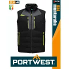 Portwest DX4 BLACK prémium bélelt munkamellény - munkaruha