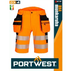   Portwest DX4 ORANGEHV prémium rövidmunkanadrág - munkaruha