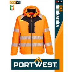 Portwest DX4 YELLOWHV prémium vzálló esőkabát - munkaruha