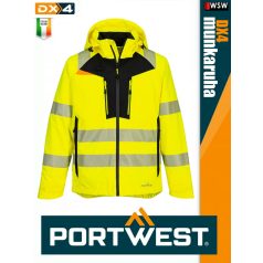   Portwest DX4 YELLOWHV prémium vzálló esőkabát - munkaruha