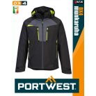 Portwest DX4 BLACK 3IN1 prémium bélelt munkakabát - munkaruha