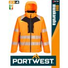 Portwest DX4 YELLOWHV 4IN1 prémium bélelt munkakabát - munkaruha