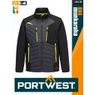 Portwest DX4 BLACK prémium baffle munkakabát - munkaruha