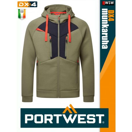 Portwest DX4 NAVY prémium rugalmas munkapulóver - munkaruha
