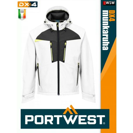 Portwest DX4 NAVY prémium rugalmas softshell kabát - munkaruha
