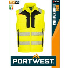 Portwest DX4 YELLOWHV prémium vzálló esőkabát - munkaruha
