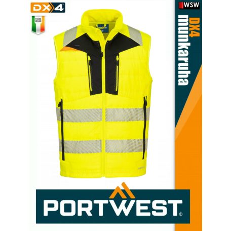 Portwest DX4 YELLOWHV prémium vzálló esőkabát - munkaruha