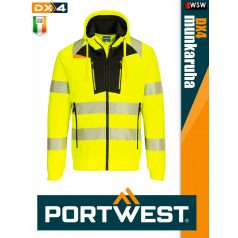 Portwest DX4 YELLOWHV prémium vzálló esőkabát - munkaruha