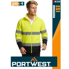 Portwest ES1 HVYELLOW technikai polár kabát - munkaruha